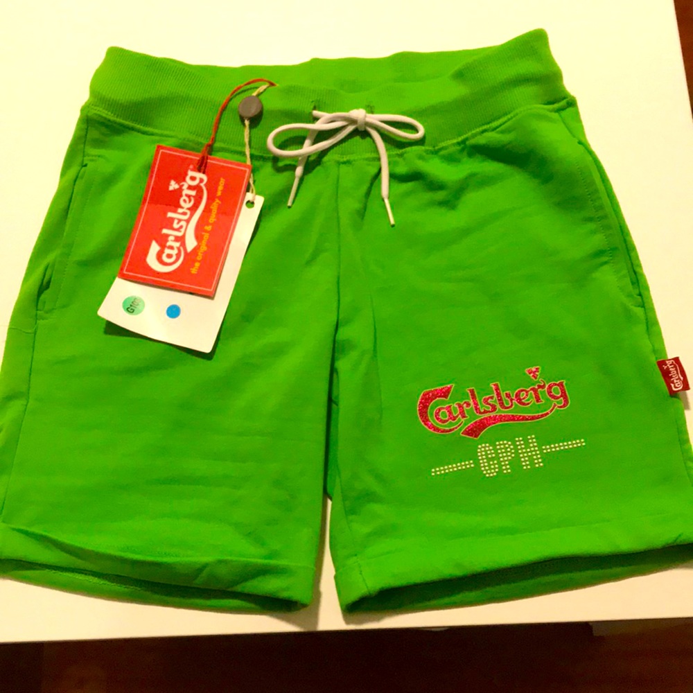 Carlsberg Green Terry shorts